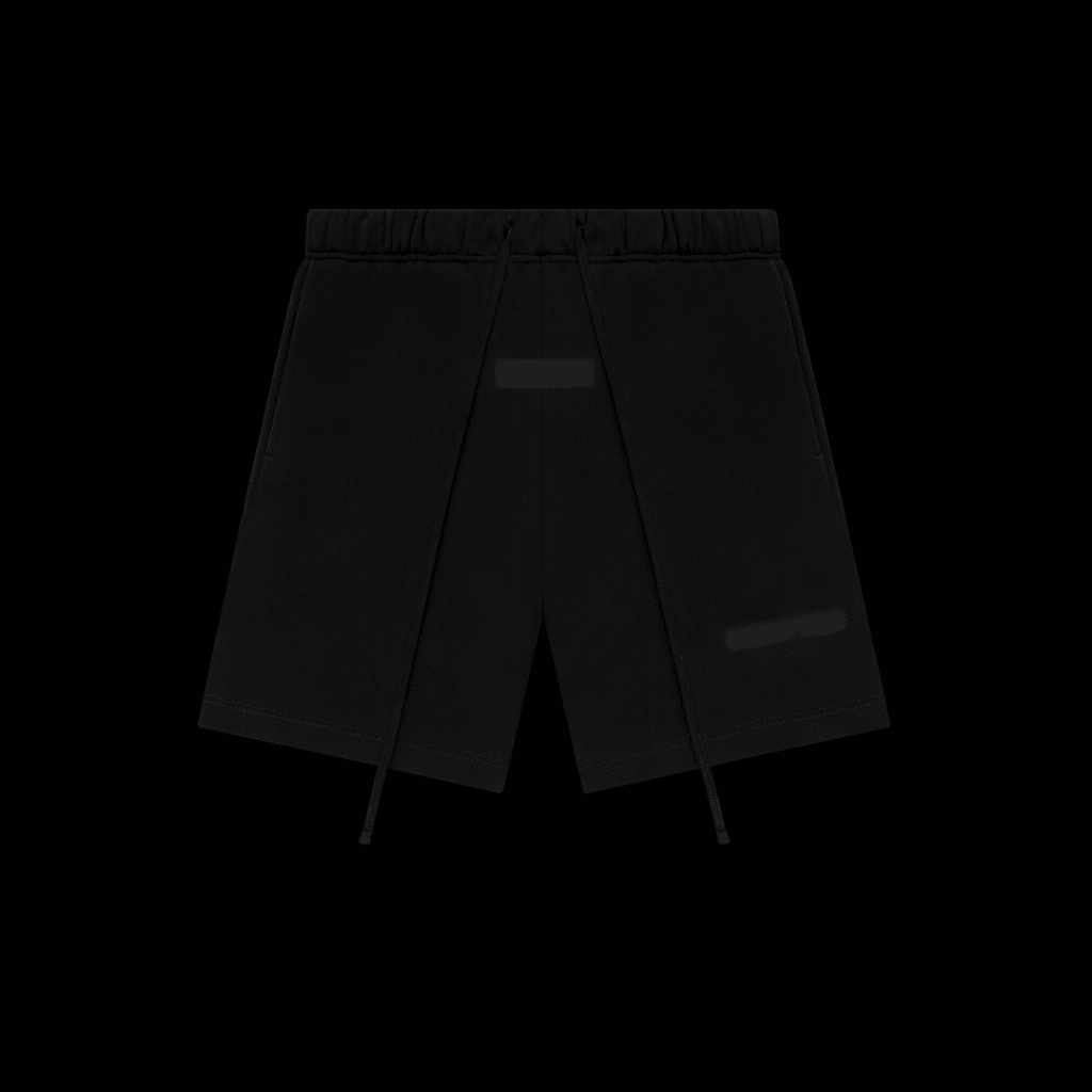 Fear God shorts from Theplugcrew, casual black shorts with logo details, designed for streetwear and comfortable style.