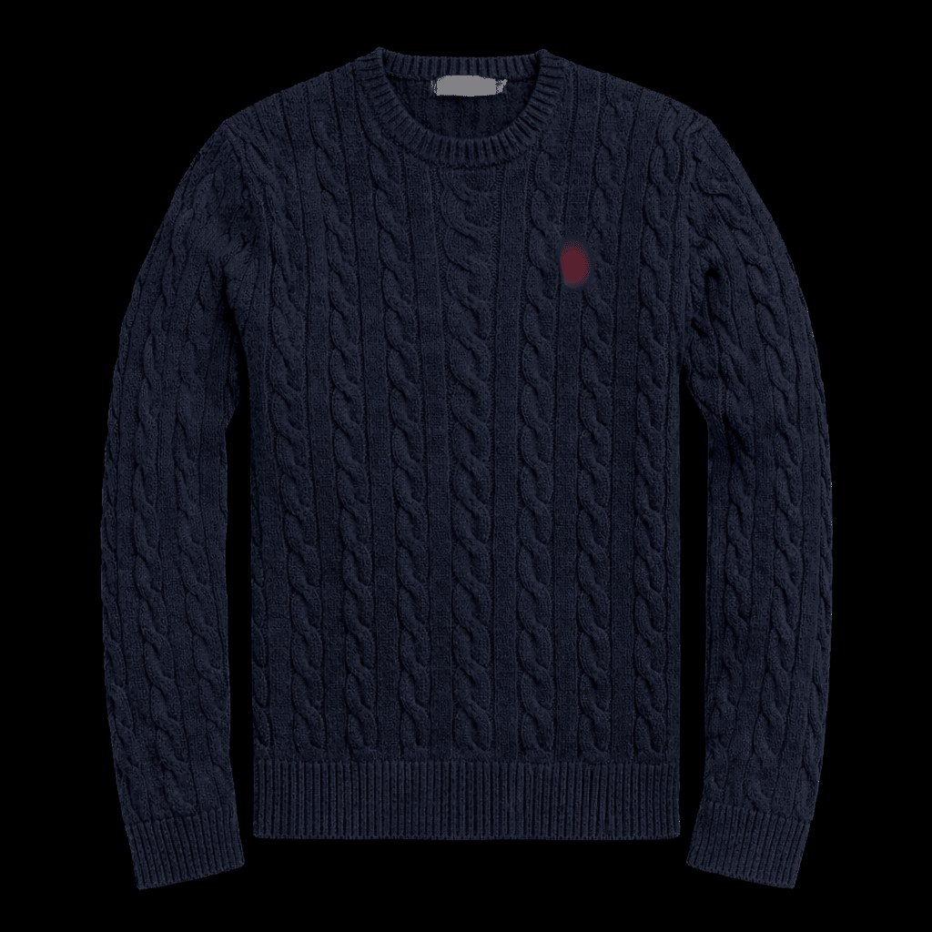 Cozy horse knit sweater by Theplugcrew featuring detailed embroidery and warm ribbed cuffs, perfect for casual wear.