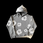 Black Tears Hoodie by Theplugcrew featuring a front graphic design, casual fit, and soft cotton fabric.