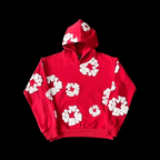 Black Tears Hoodie by Theplugcrew featuring a graphic tear design and a comfortable fit, perfect for casual wear.