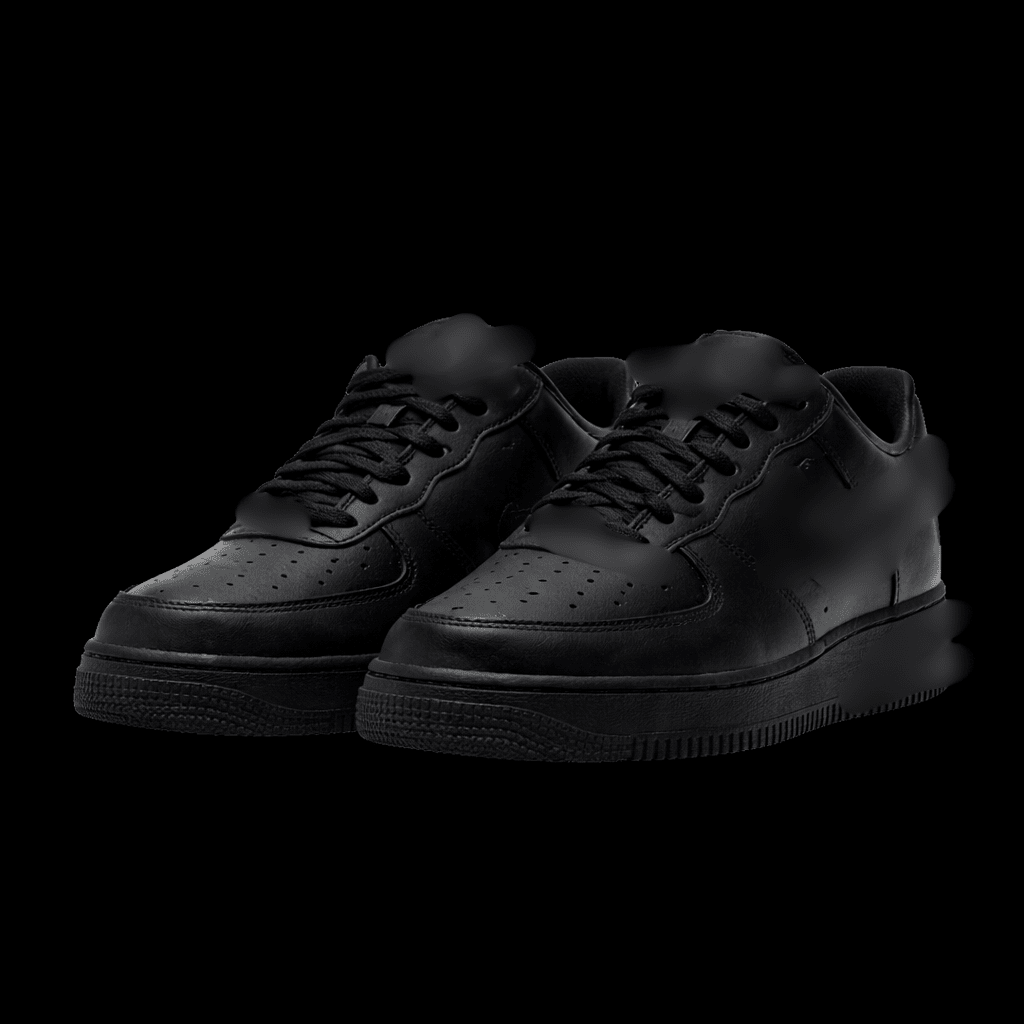 Theplugcrew THE FORCE 1 Supplier sneaker in black and white, featuring a modern design with logo details and stylish sole.